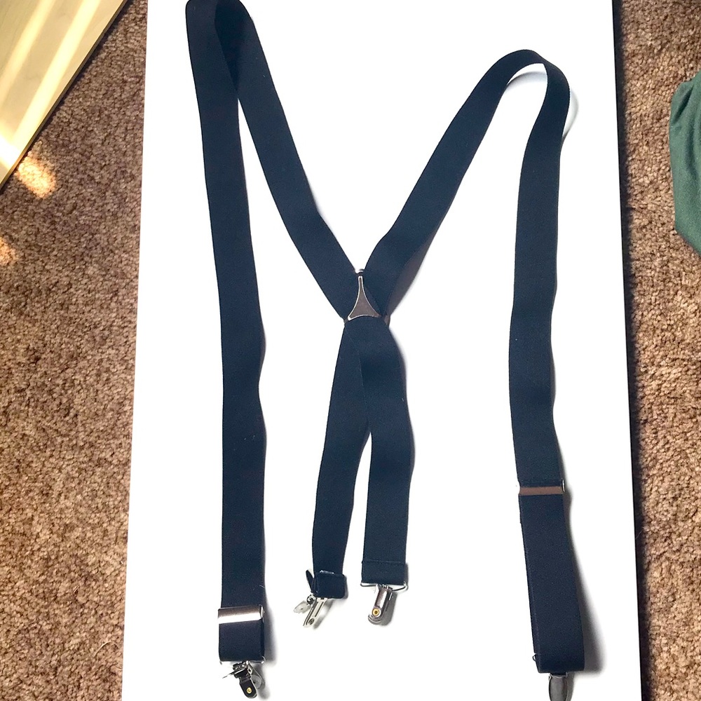 Black suspenders